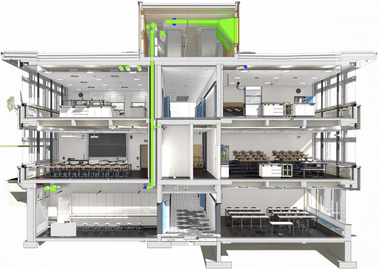 Leuppi & Schafroth Architekten丨Kantonsschule Zürcher Oberland - Grosser Spezialtrakt丨瑞士-52