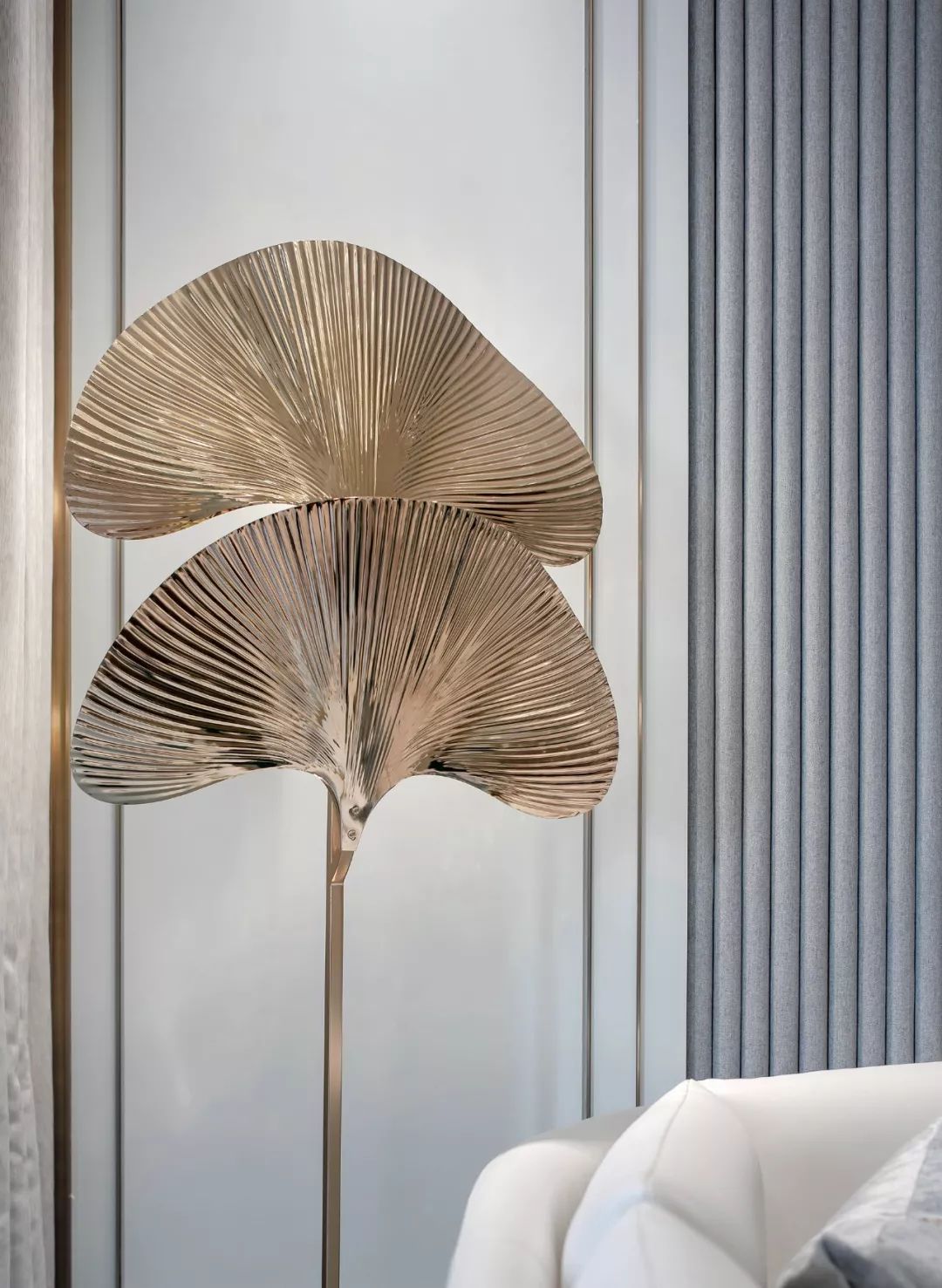 98㎡新中式住宅,蓝调浪漫幸福空间-14