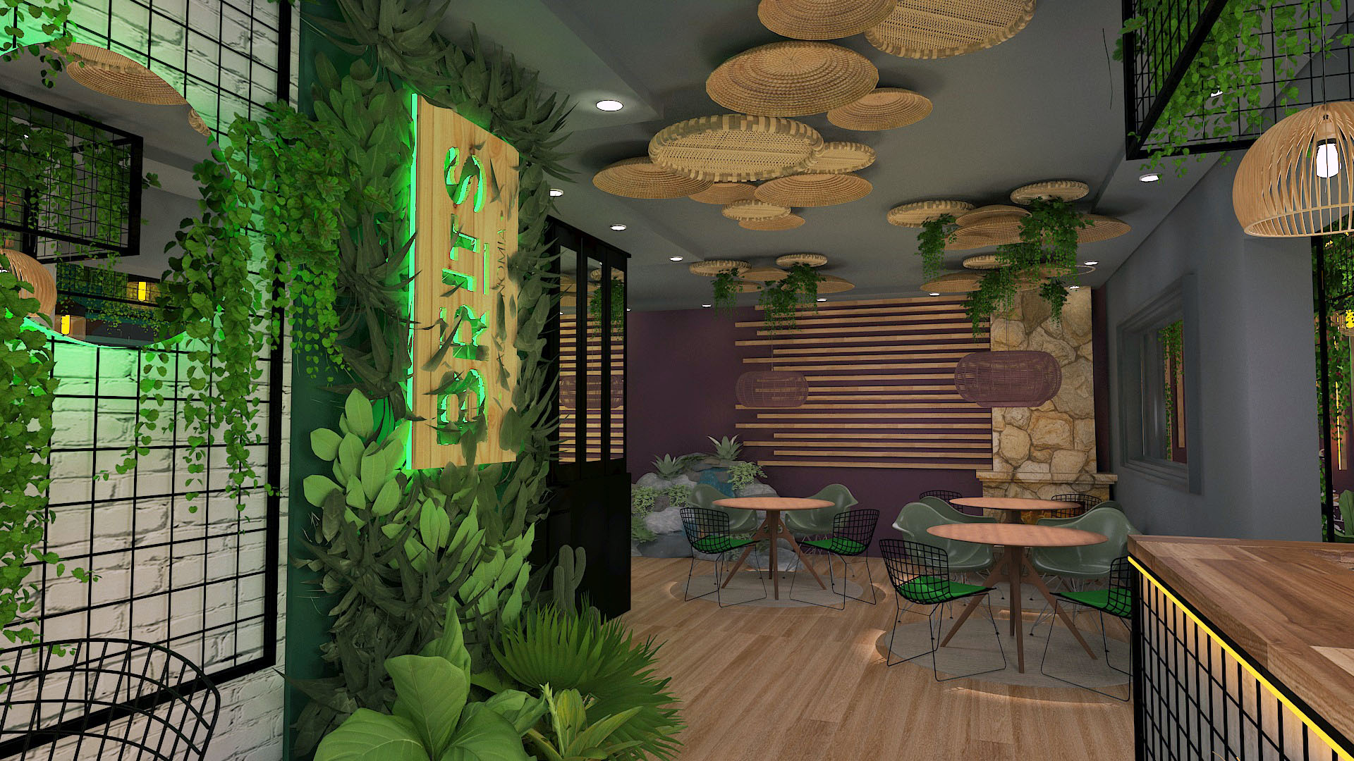 CENOGRAFIA AMBIENTAÇÃO - RESTAURANTE VEGANO-9