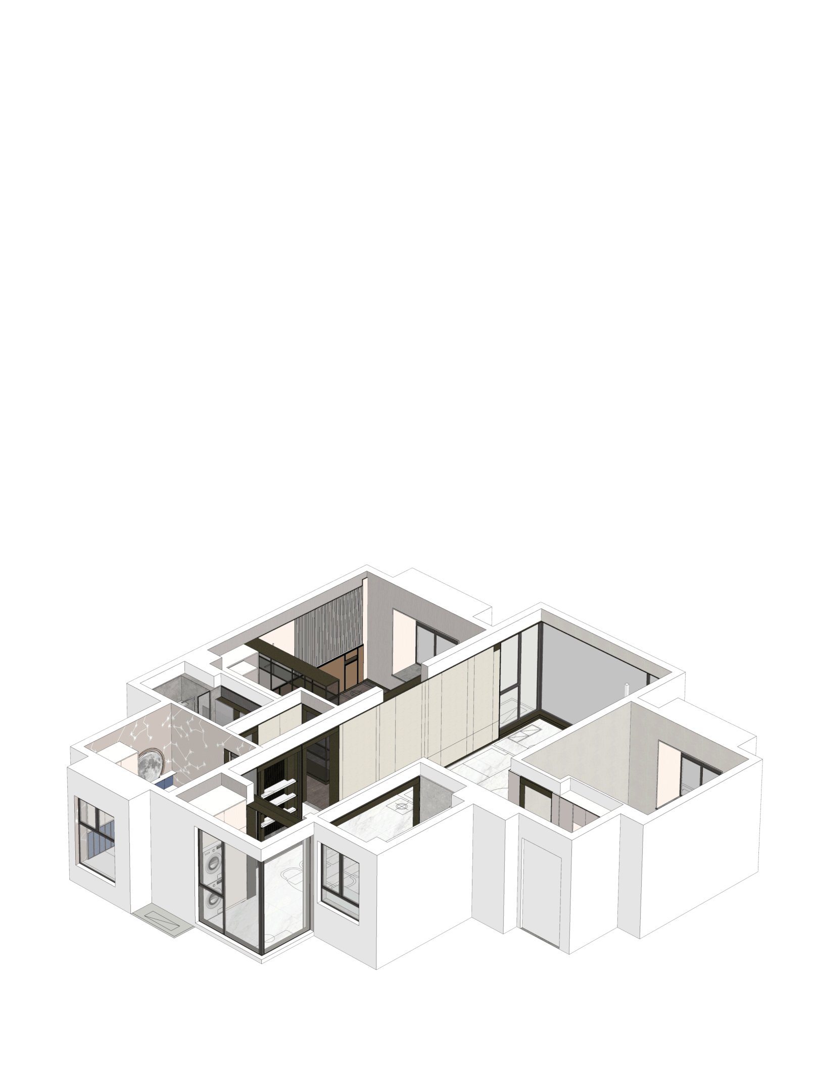 扬州天悦景园样板间丨中国扬州丨石间设计-63