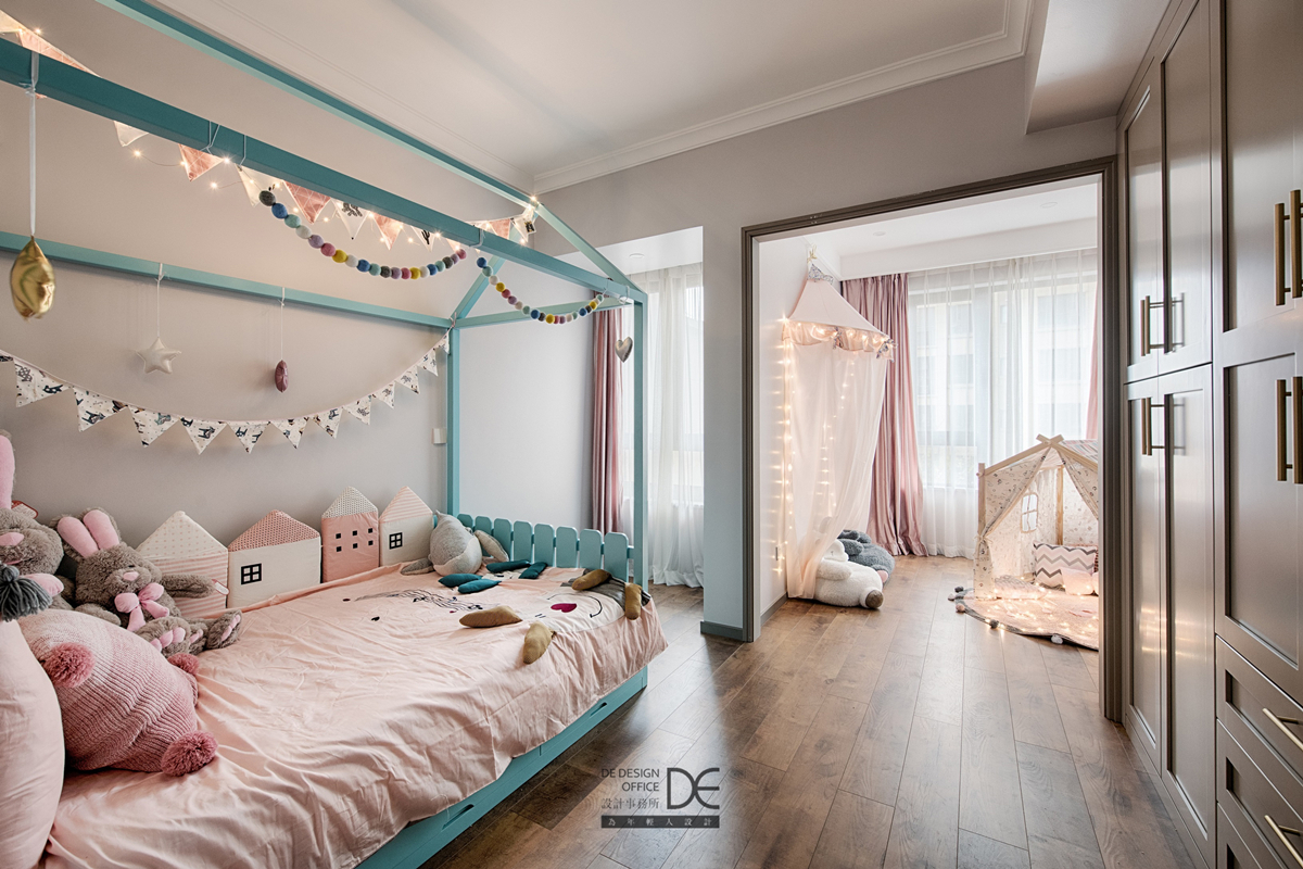 重庆龙湖两江新宸云澜 | 130㎡美式混搭风,鱼骨拼地砖打造高级感-54