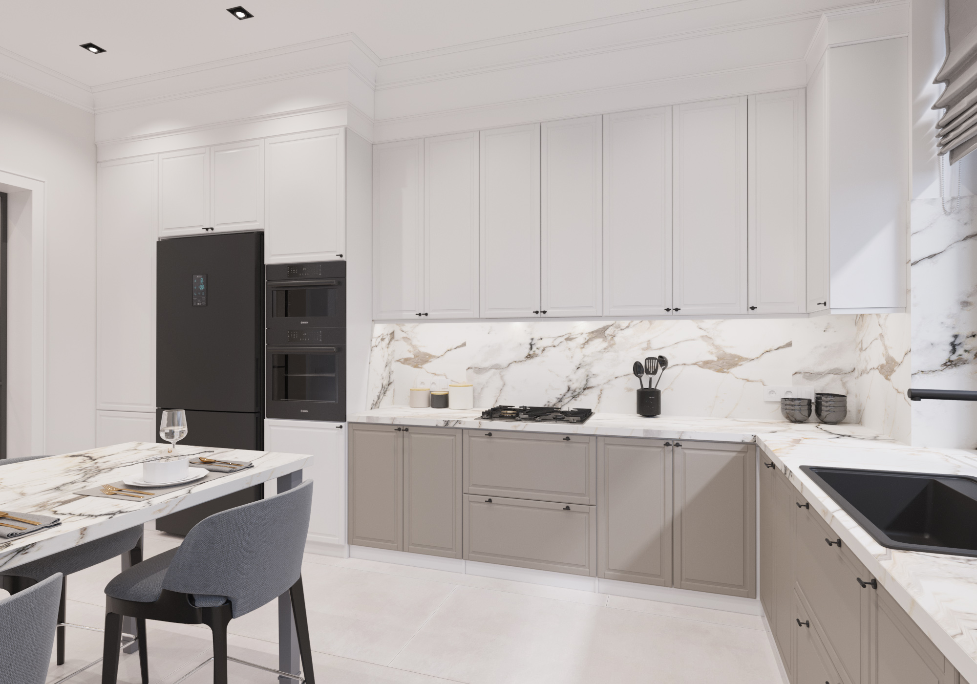 Design project of the house 210m2. Tashkent-13