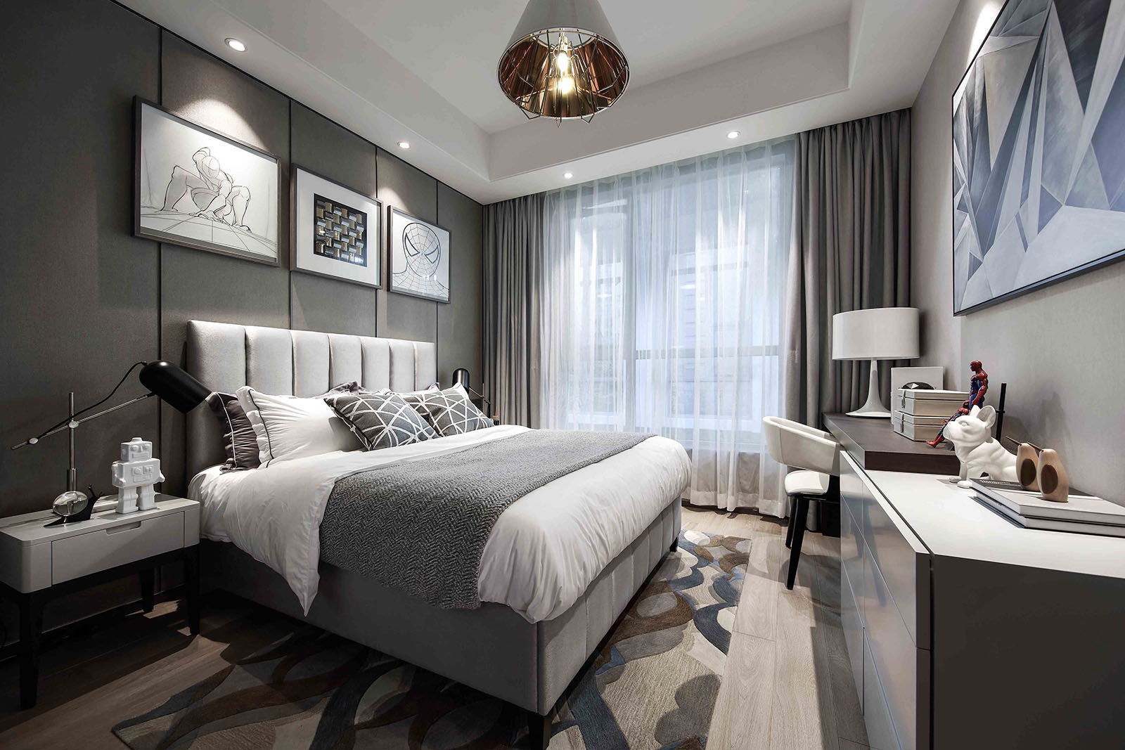 216㎡成都华润金悦湾悦府H精装样板房  开戊空间设计-21