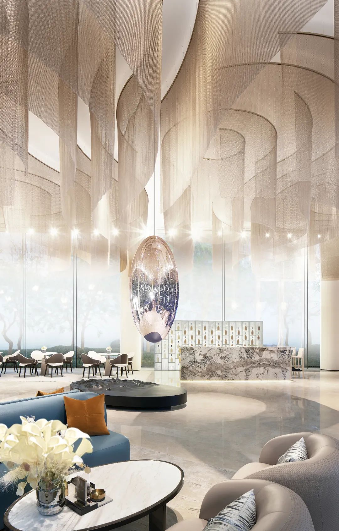 金地·39 峯销售中心 | 星云流动的现代空间-28