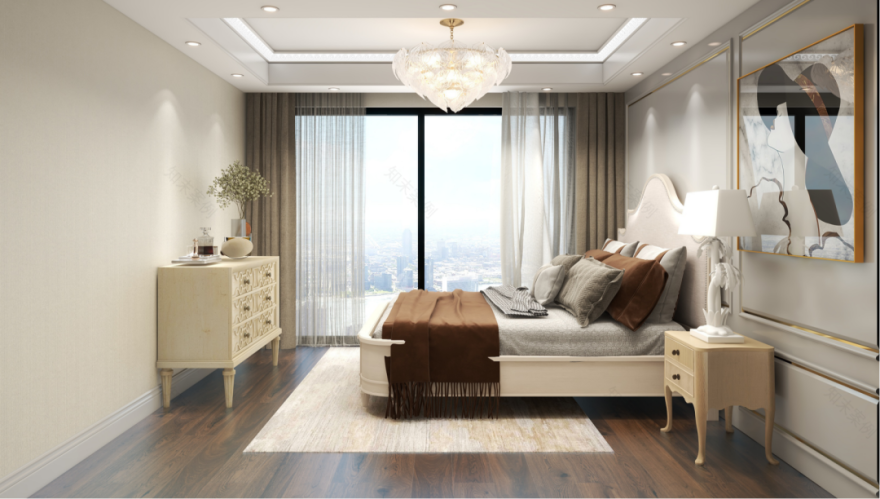 美式复古别墅设计丨洛克整案设计中心-60