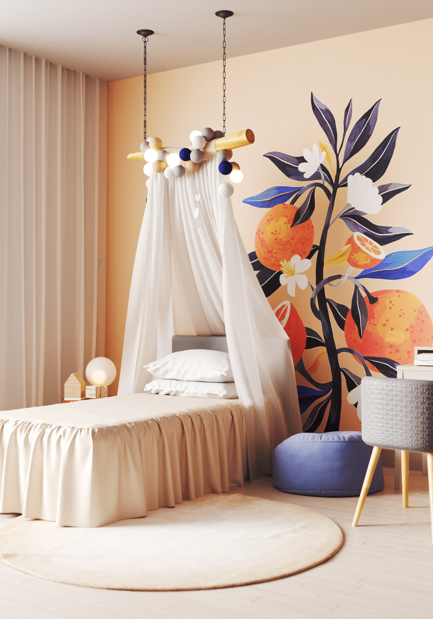 墙饰目录·儿童房丨乌克兰敖德萨丨Maria Shiyan-11