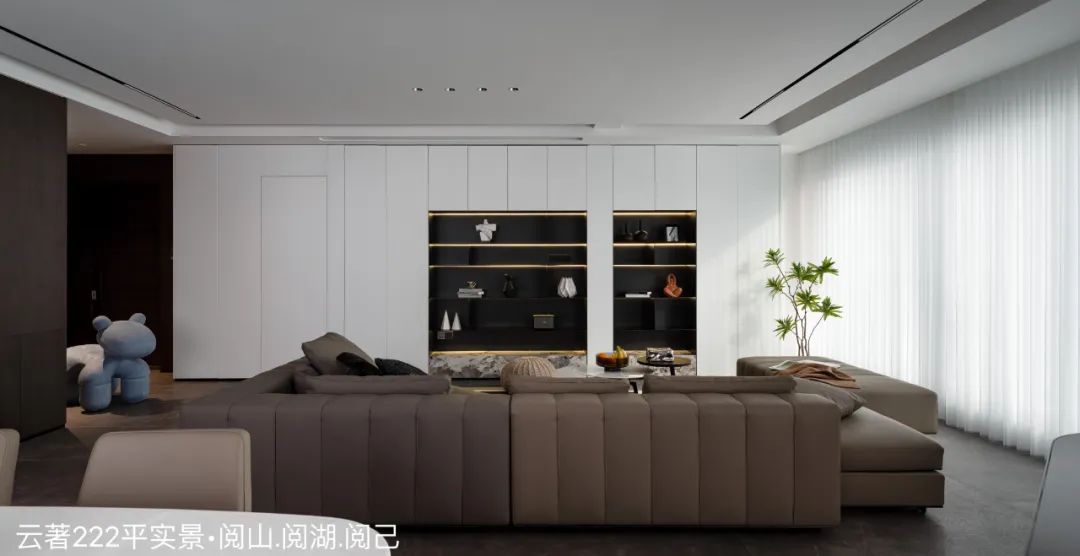 木吉新作｜意式美学与自然绿意，共构大平层的优雅栖居-51