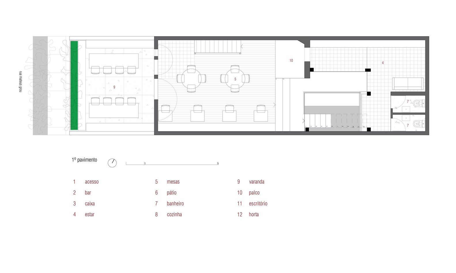 巴西 Pinheiros 咖啡店设计丨巴西圣保罗丨Estúdio Brasileiro de Arquitetura-11