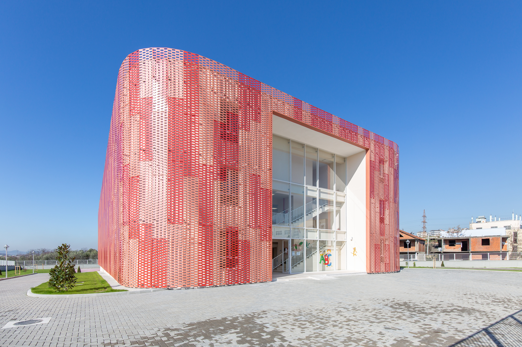 “Lidhja e Prizrenit”幼儿园丨阿尔巴尼亚丨Studioarch4-10