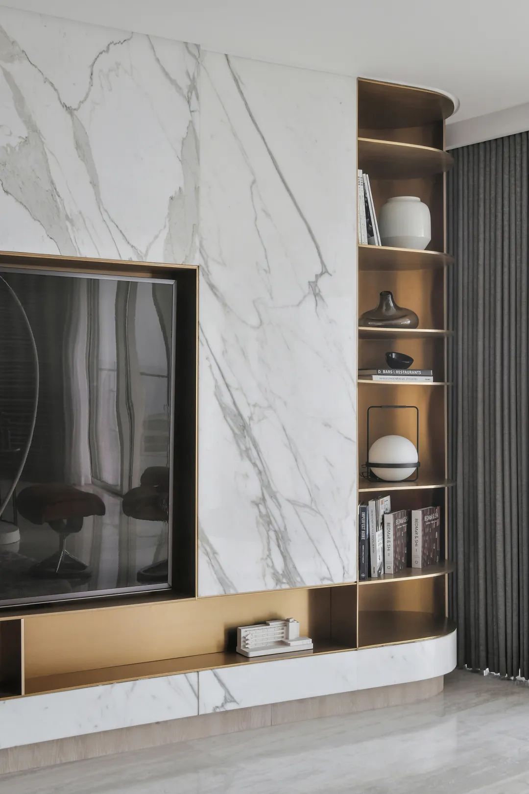 厦门恒禾七尚蔡府 | 弧形美学营造优雅私人住宅-24