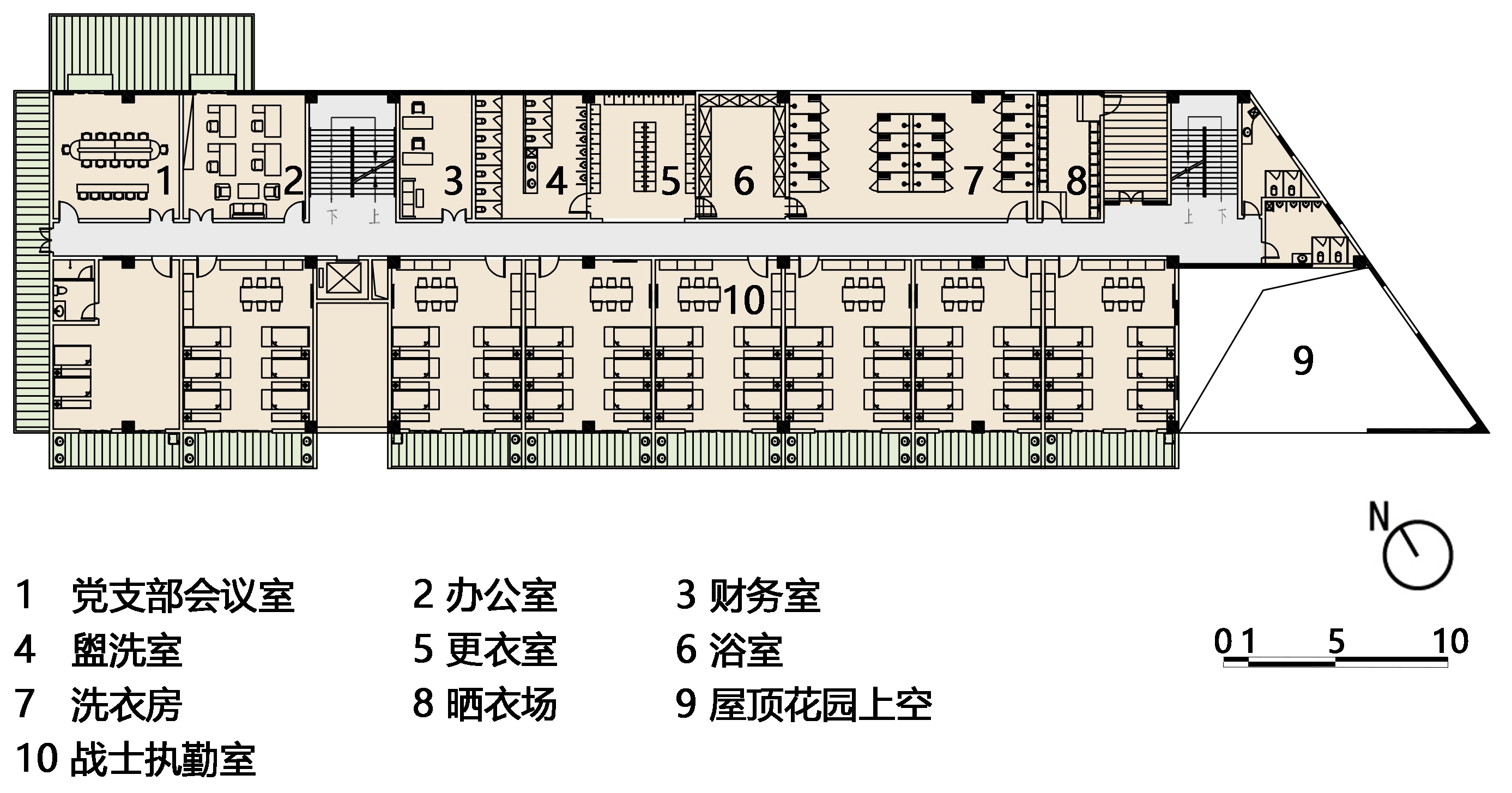 深圳龙东消防站 / 深大建筑设计院“钟中+钟波涛”工作室-22
