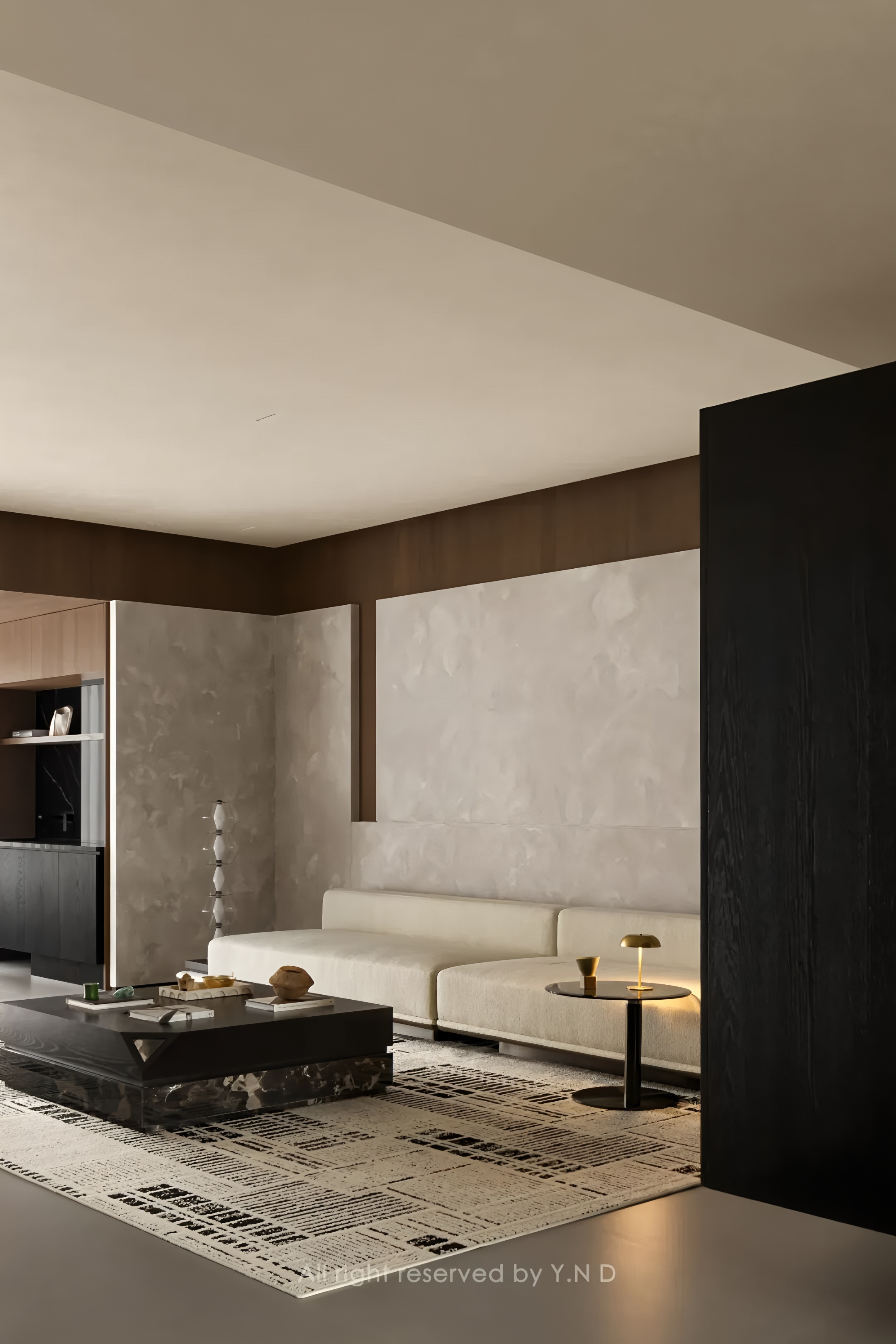 黑咖系 广东·汕头160m²住宅设计丨中国汕头丨伊诺设计Y.N Design-10