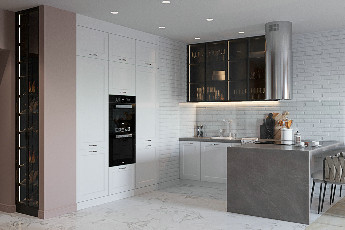 粉色系北欧风，少女心爆棚的设计-2