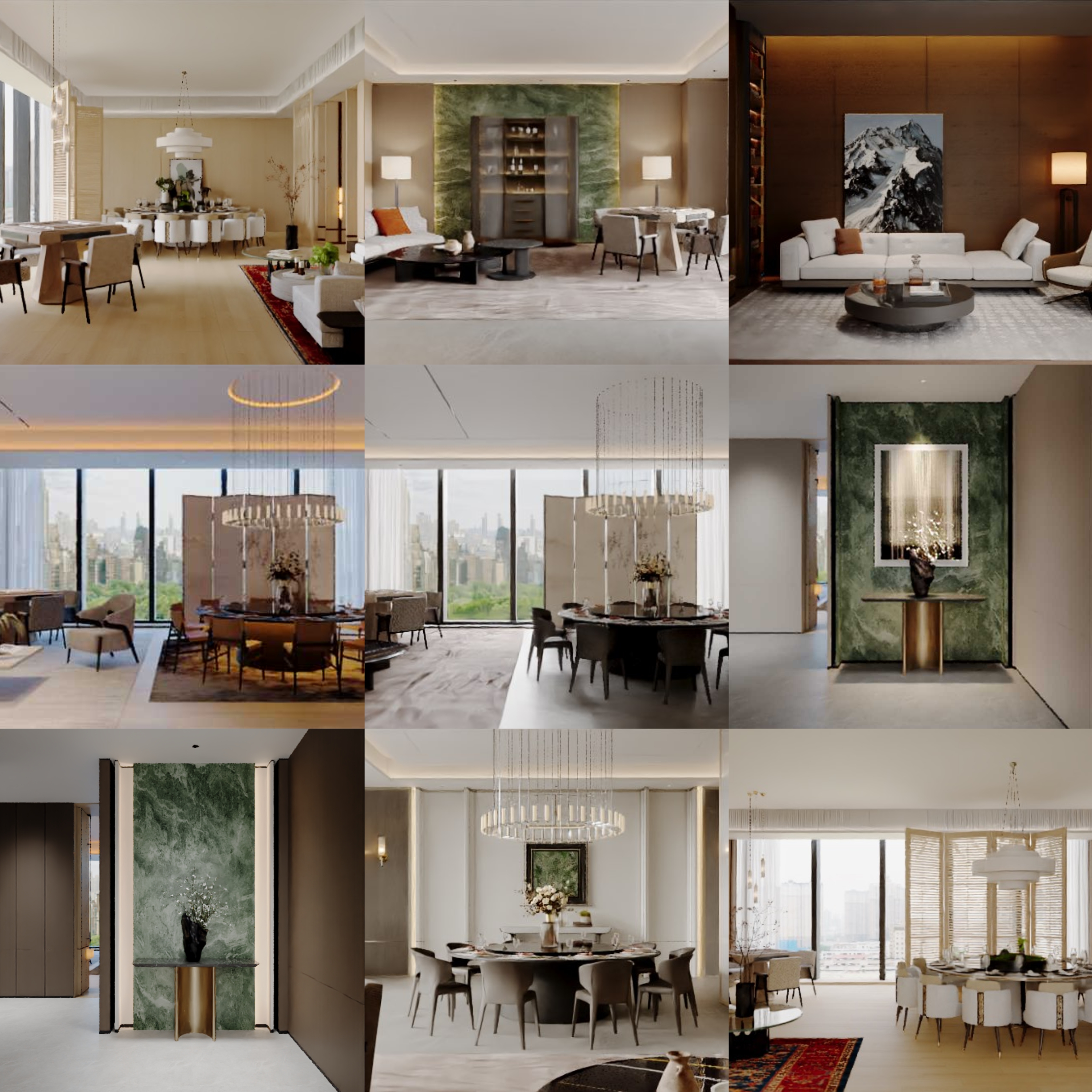 高端工装会所渲染-0