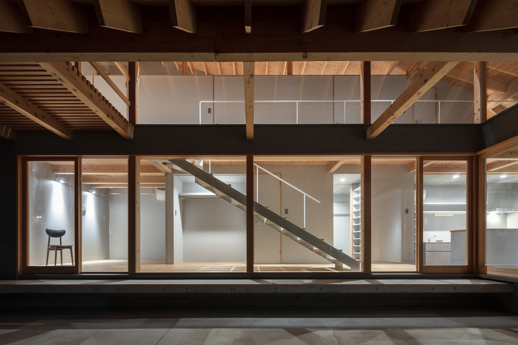 折叠屋顶住宅丨日本静冈丨ISHIZAKI ARCHITECTS-27