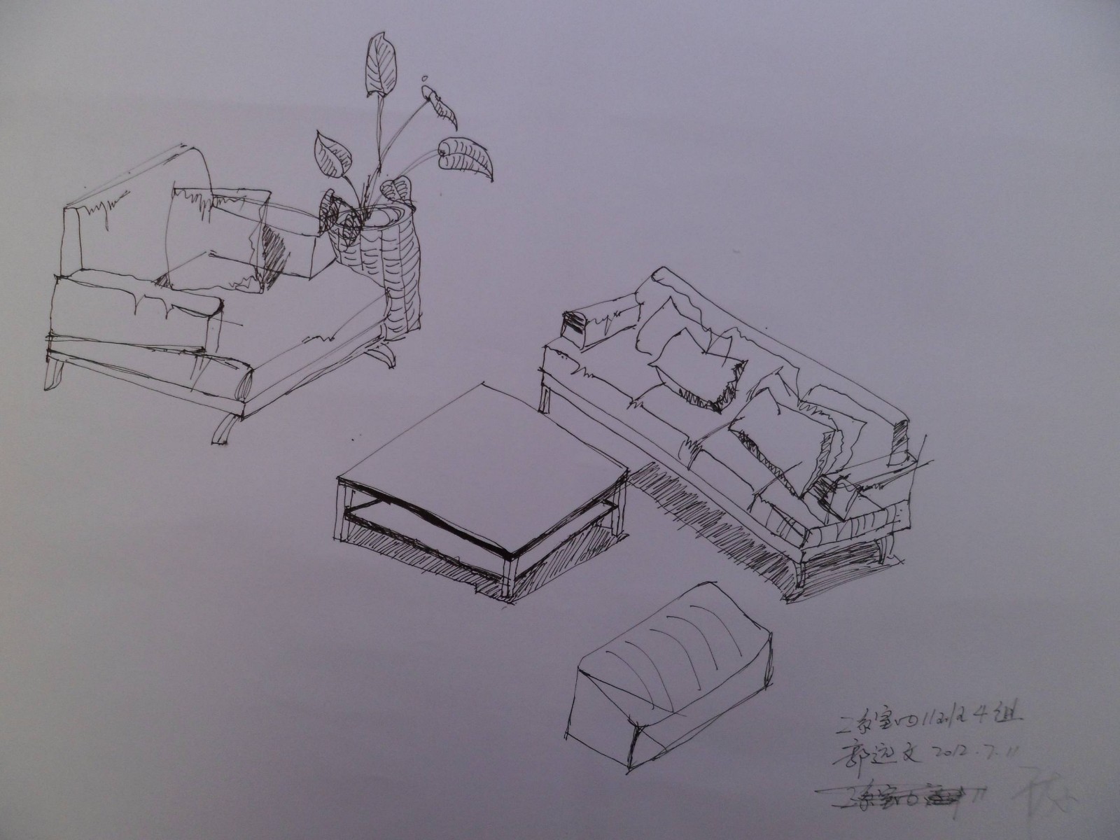 WYD+无影——几年前在特训营的手绘线稿单体-22