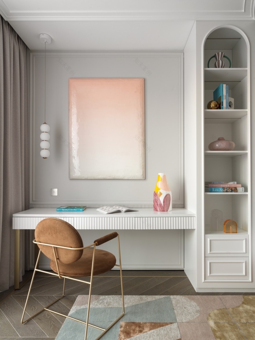 家庭奢华:适合家庭的公寓精美内饰设计-25