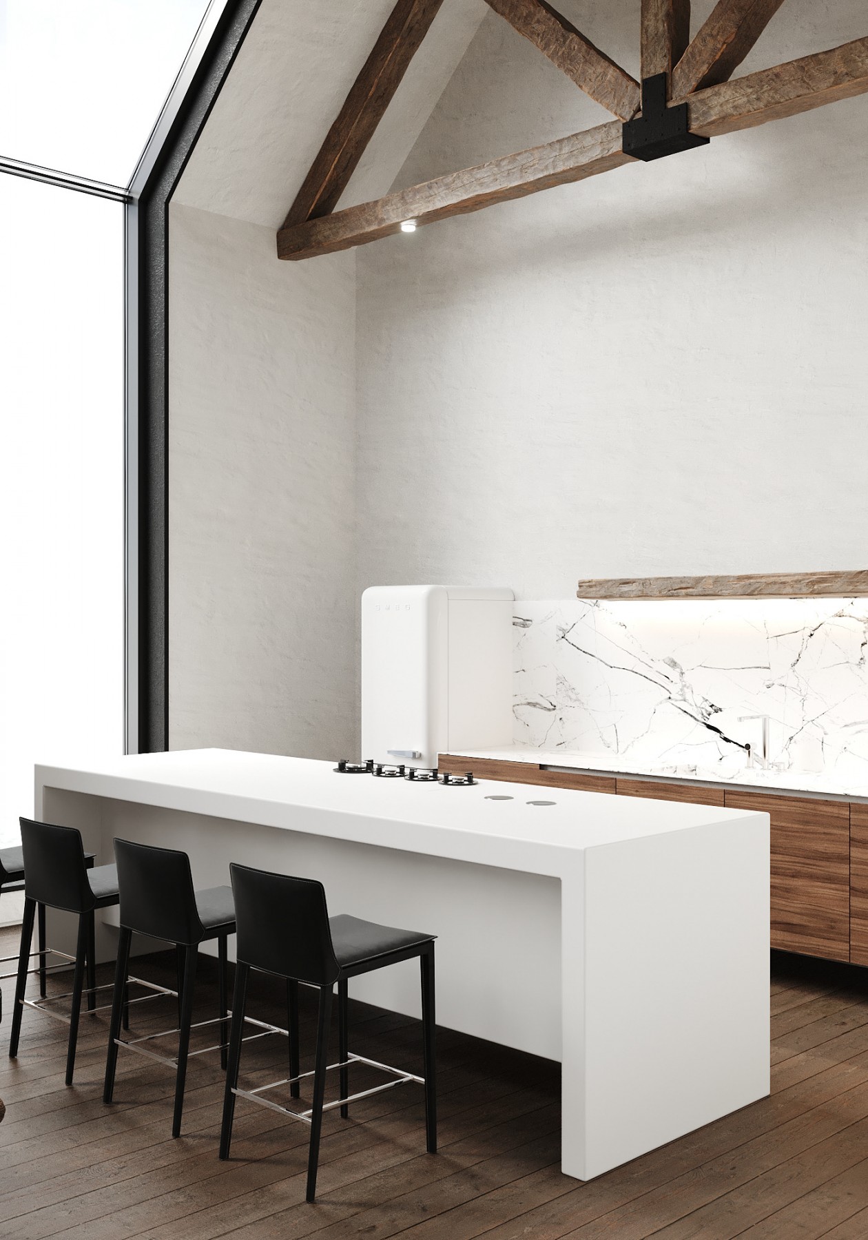 圣海伦娜别墅 原木+简洁白自然的材料之美-15