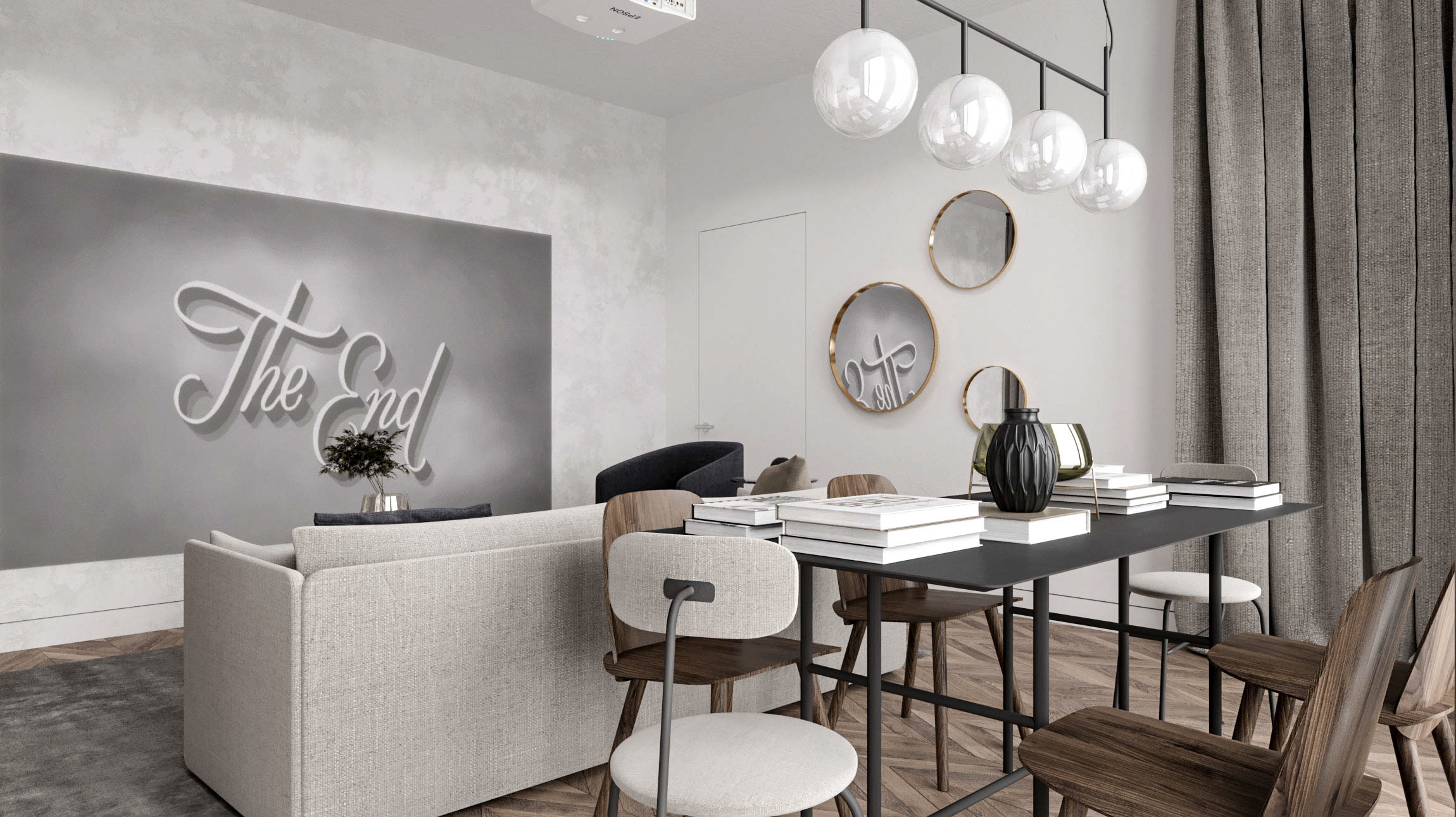 尼卡·布兹科 61 平米简约空间设计-3