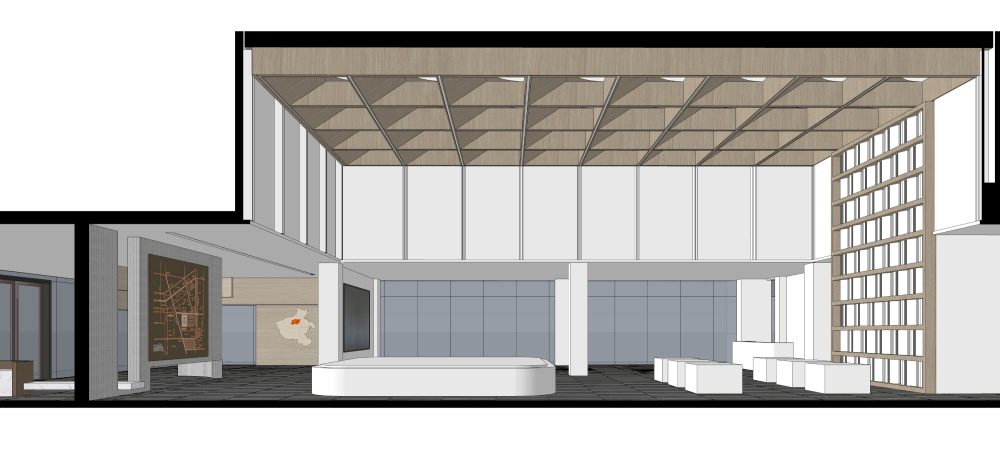 重庆大足棠荣府售楼处丨中国重庆丨亦景太阁设计-3