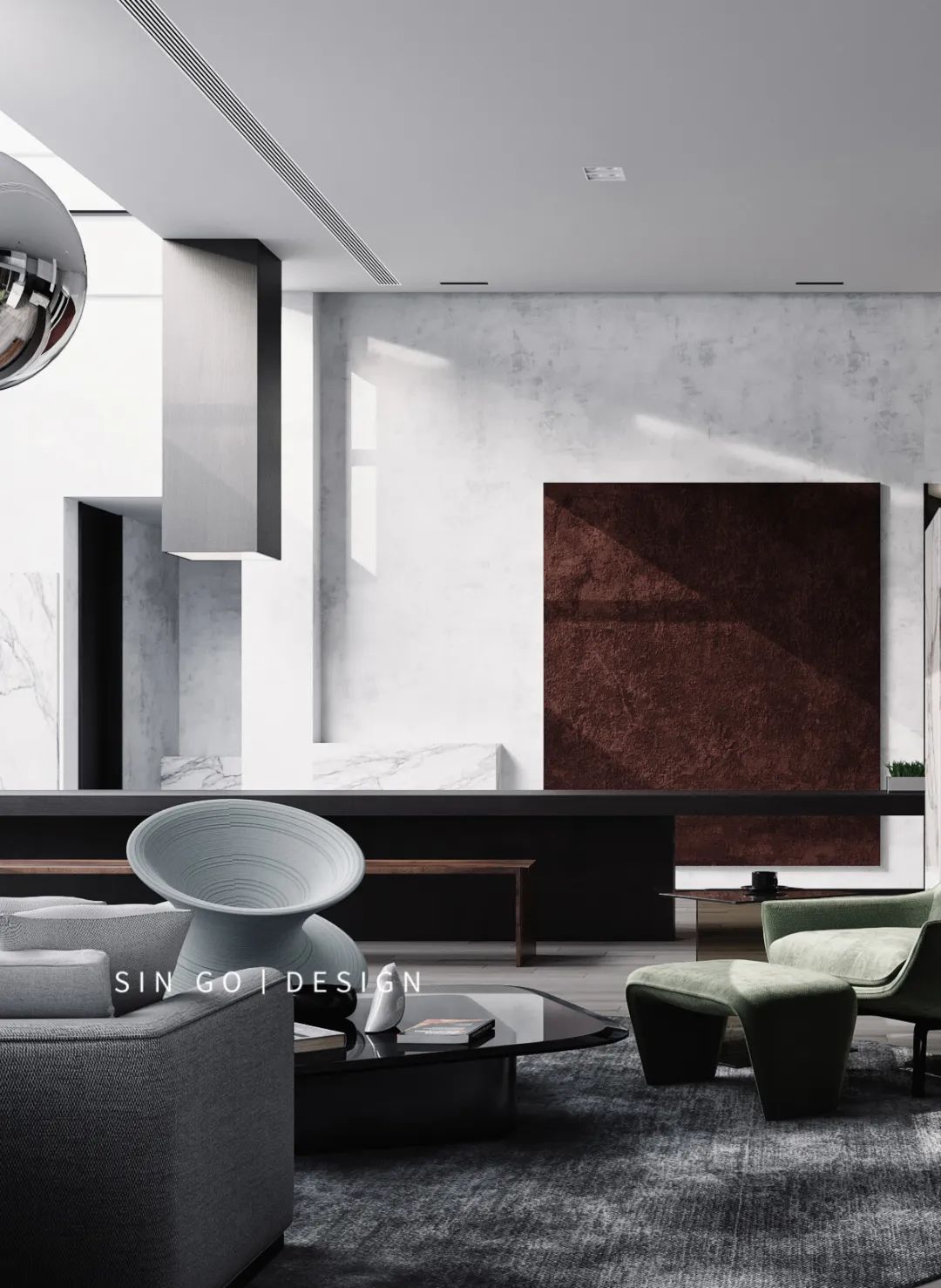 光影共生，艺术勾勒烟火，抽象派画家的现代主义私宅-20