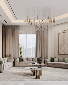 Villa living and dinning design
