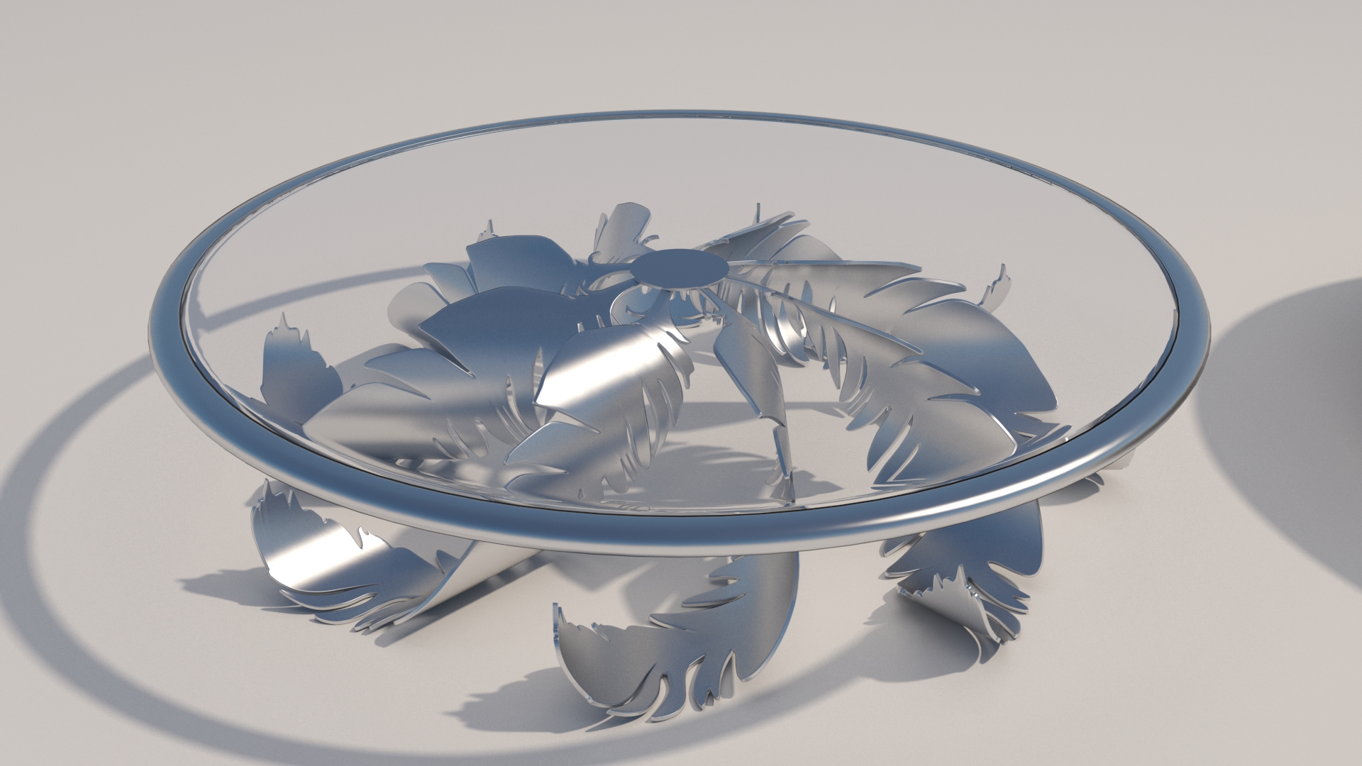 欧几里得鸟羽毛桌子-8