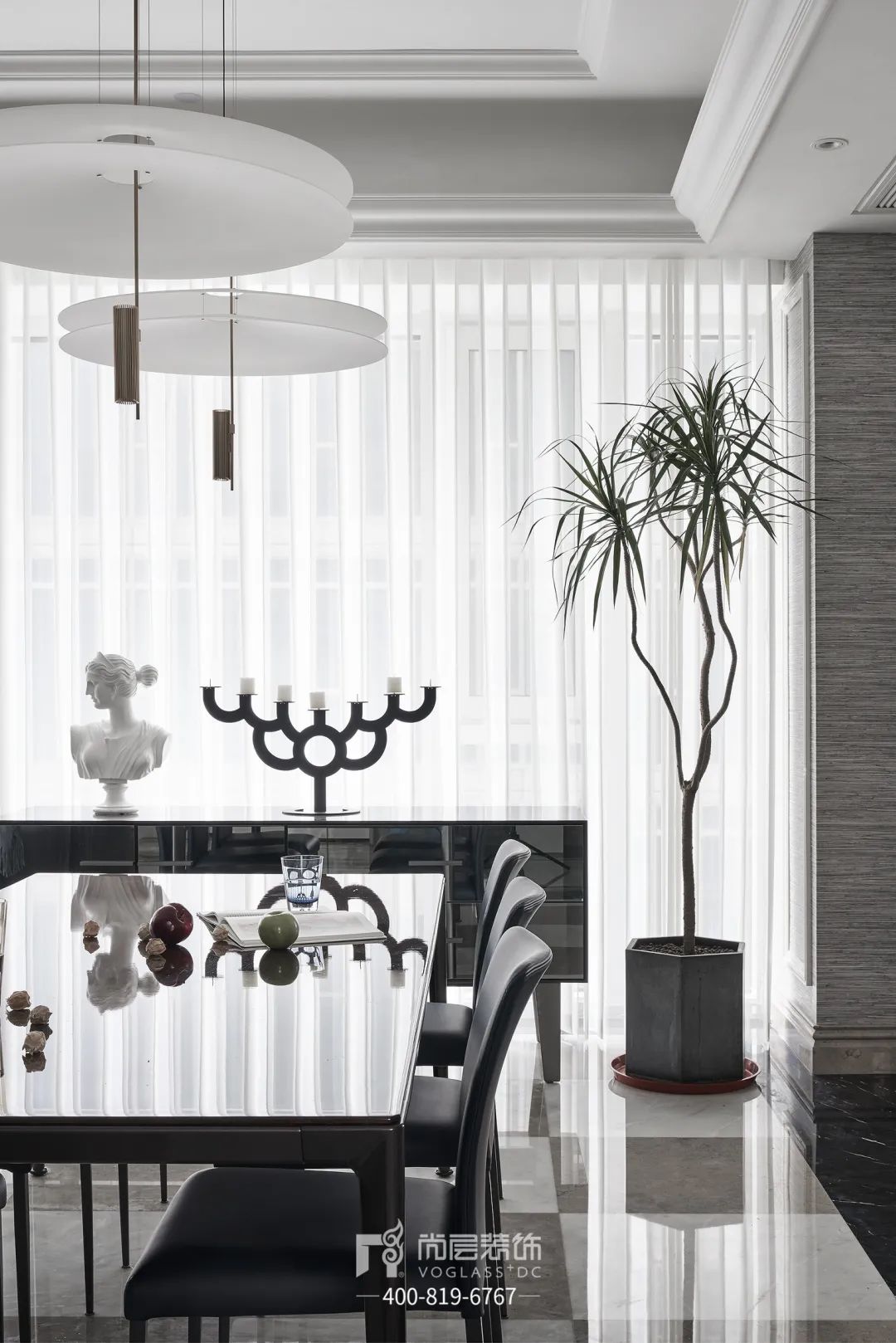 杭州450㎡黑金质感别墅装修，格调满满，都市精英男女标配！-35