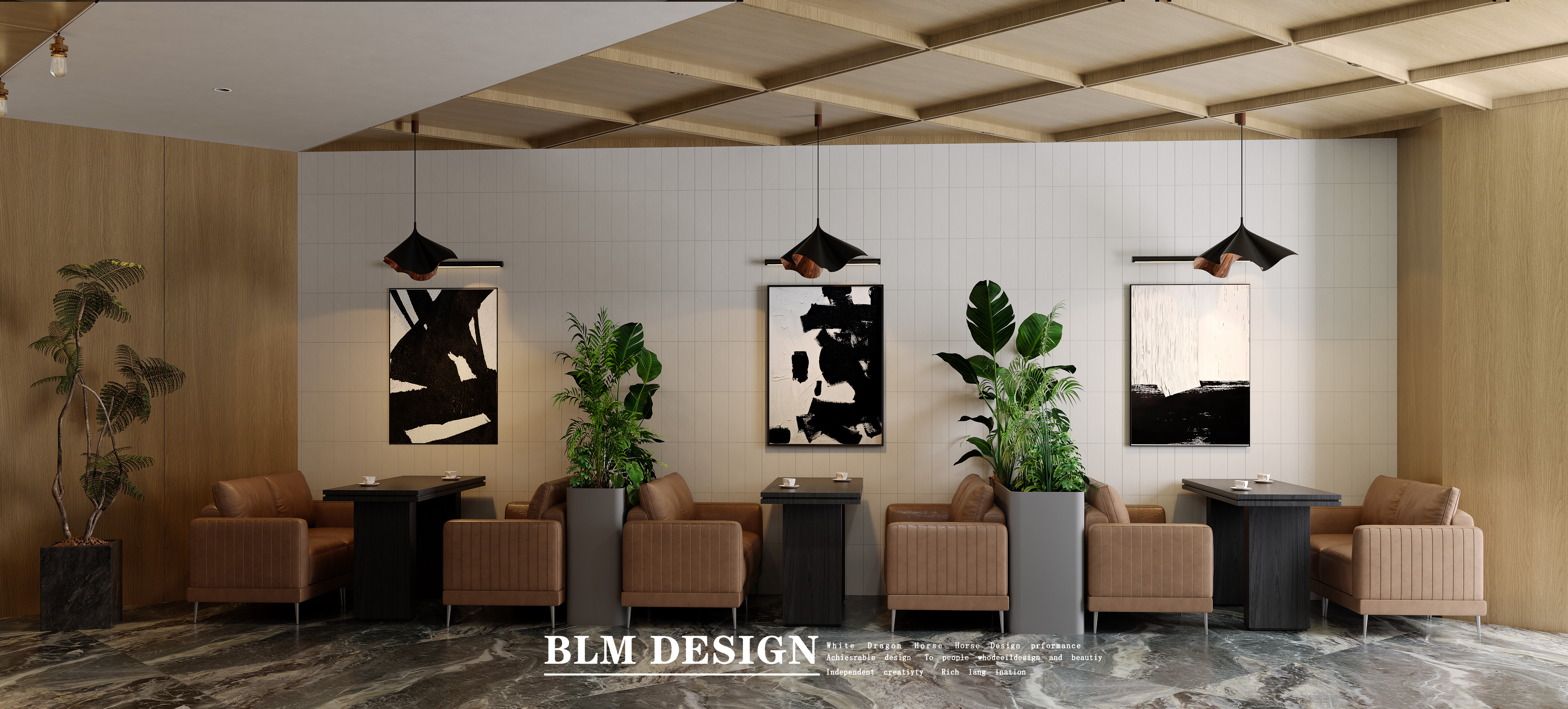 咖啡馆效果图案例-1