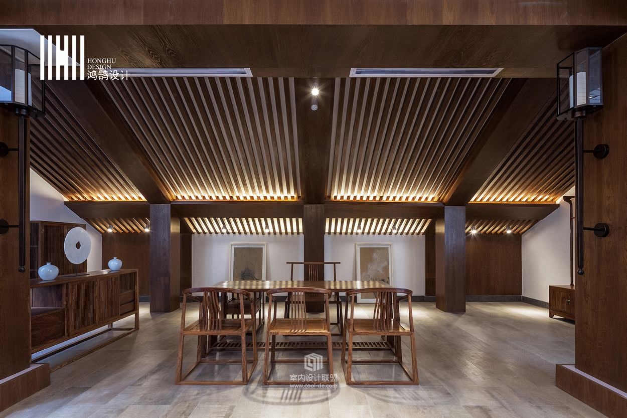 鸿鹄设计：◤吕城◢【丹阳】300㎡新中式-21