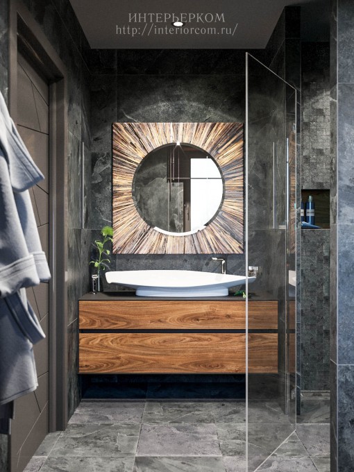 克拉斯诺达尔郊区住宅室内设计丨俄罗斯克拉斯诺达尔丨工作室“Интерьерком”-24