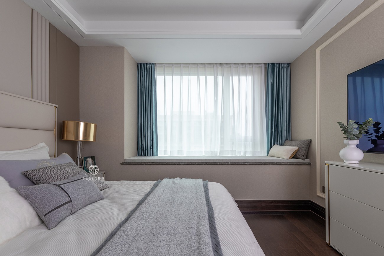 雅致轻奢 · 杭州金茂府精装修改造丨中国杭州丨朴森全案设计-18