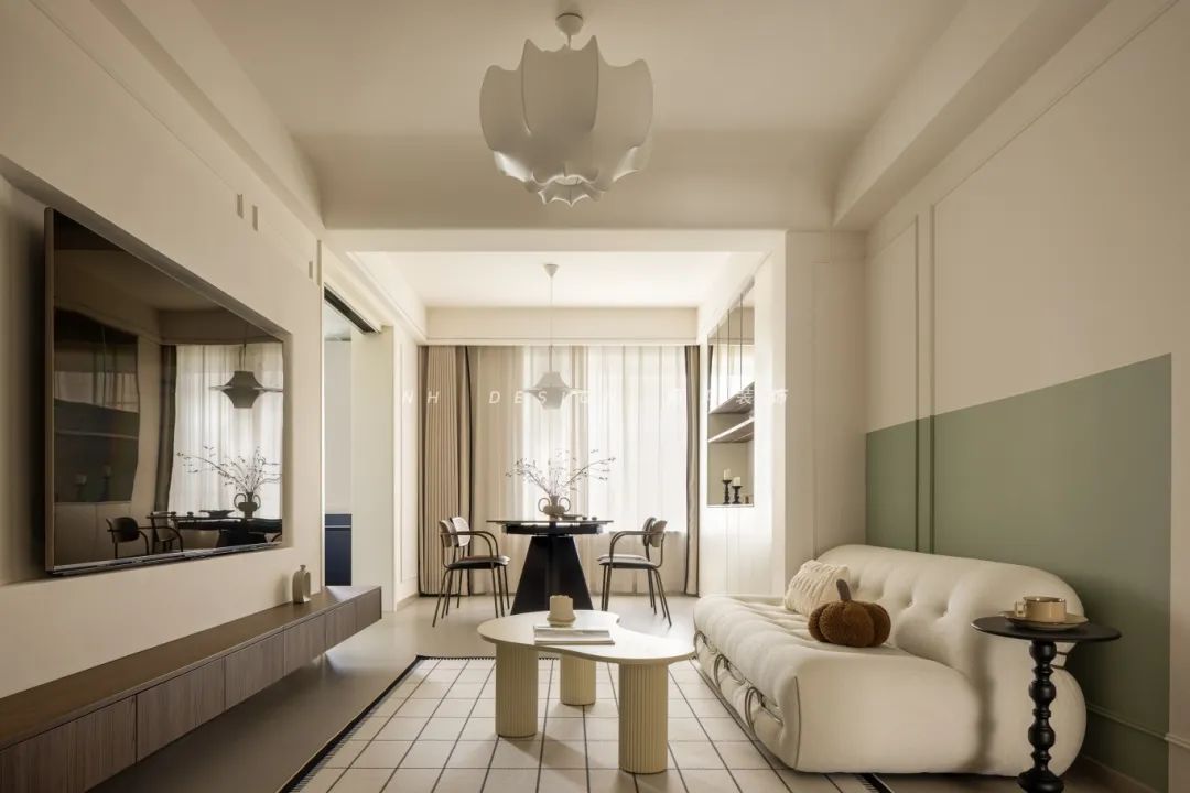 奶油中古 · 浙江杭州 89㎡居室设计丨中国杭州丨浙江南鸿装饰-16