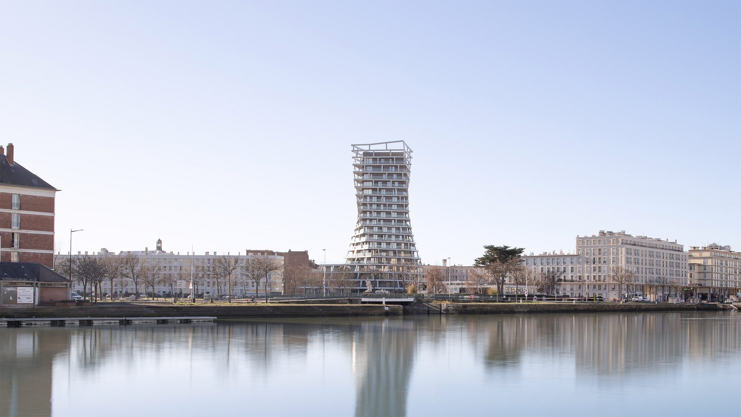 Hamonic + Masson gives Alta Tower in Le Havre an "expressive" twisting concrete shape-0