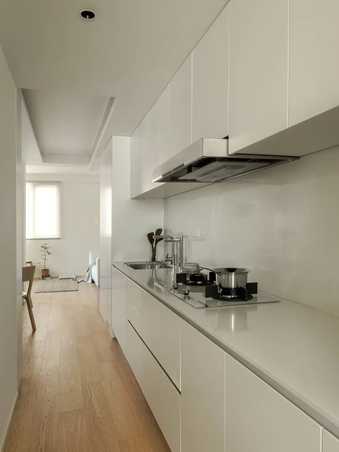 上海小伙45㎡一字户型爆改丨中国上海丨凤凰空间-36