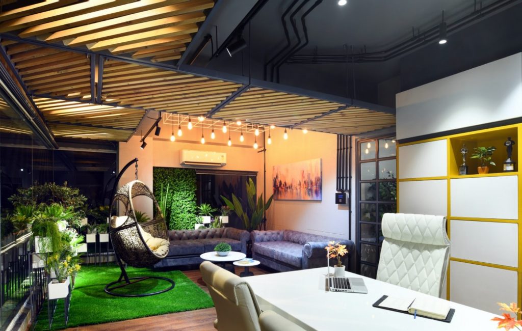 低成本且氛围宜人的办公空间设计丨印度丨Chirag Raj Design Studio-15