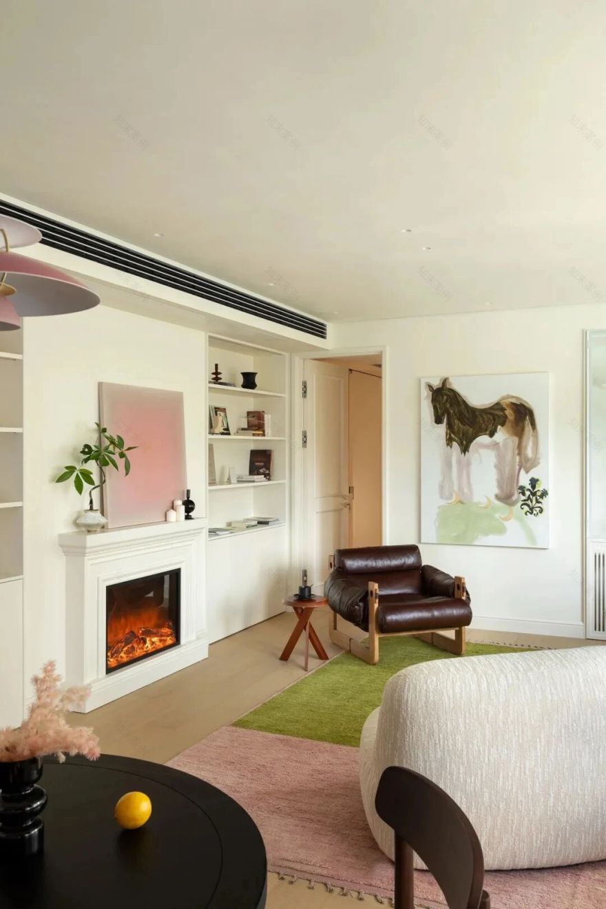 125㎡ 205㎡私宅 中古基调 · 色彩自由 · 艺术混搭-5