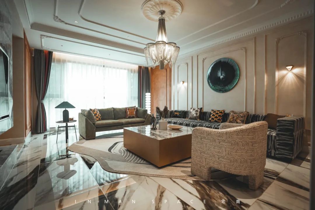 流动空间 · 内江万晟城华府 193㎡现代简约设计丨中国内江丨宅南空间设计事务所-33