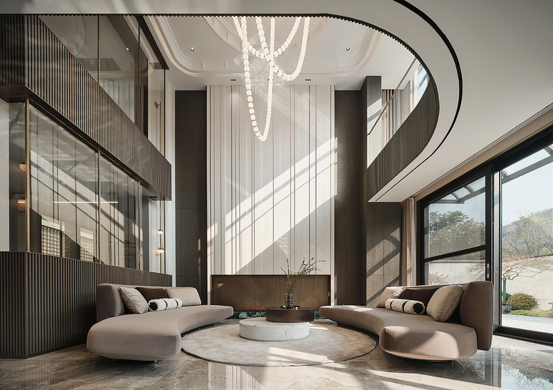 现代轻奢风别墅豪宅，个性突破的趣味空间-2