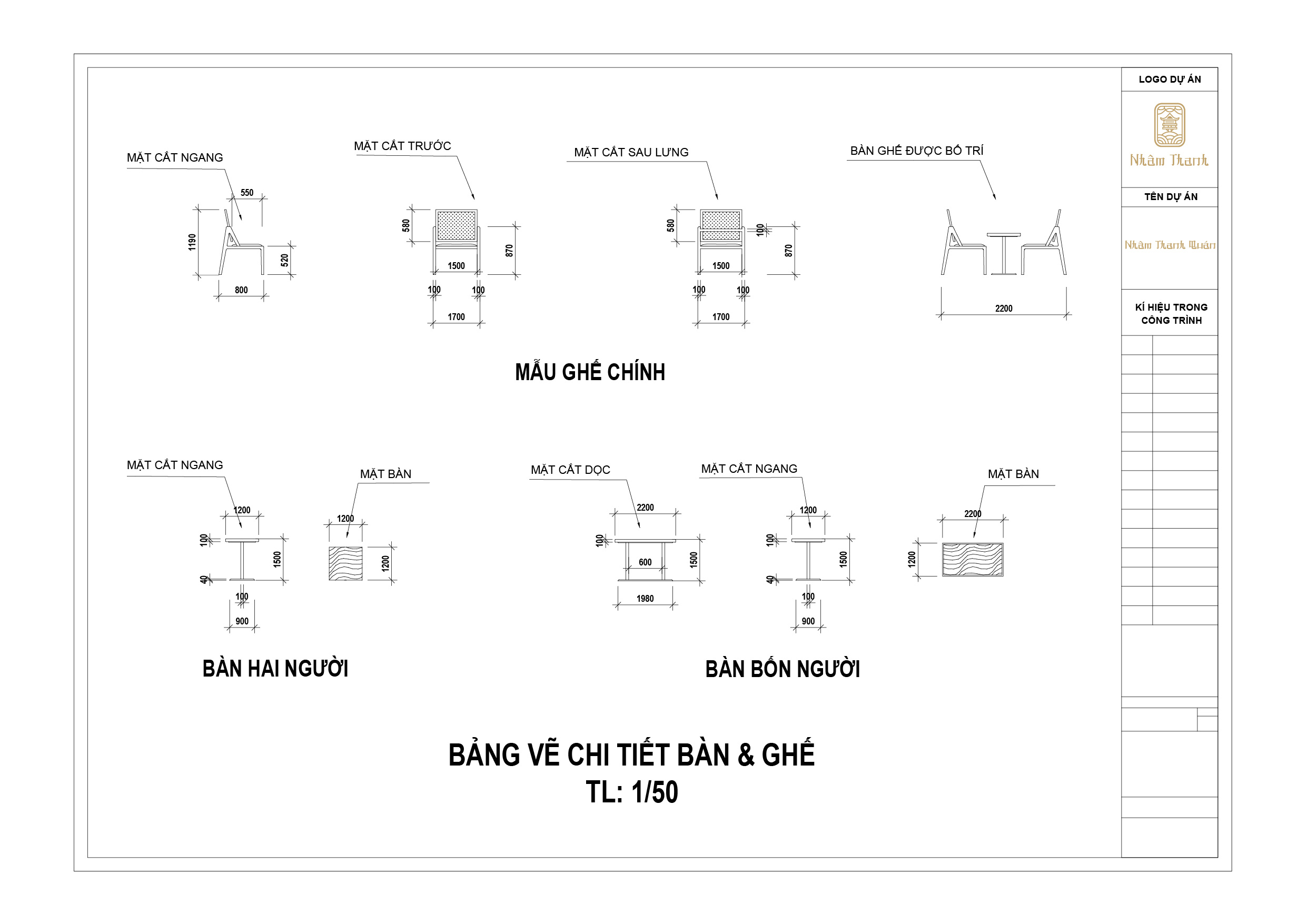 Technical floor plan tea shop Nhâm Thanh-7