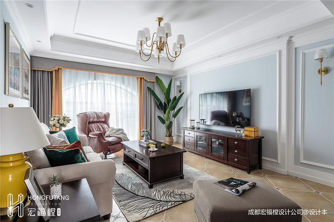 58万元四居及以上185平米装修案例-14