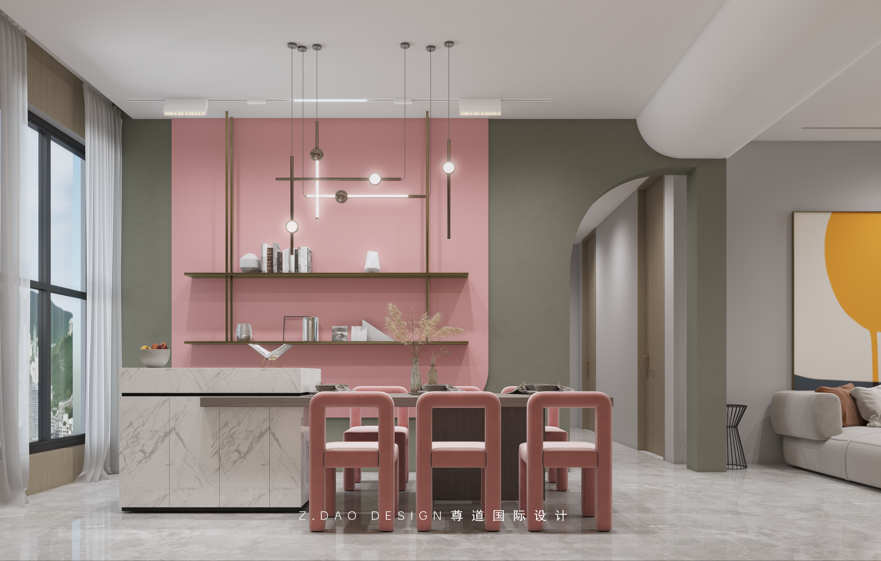 合肥置地双玺现代风大平层丨合肥尊道国际设计-7