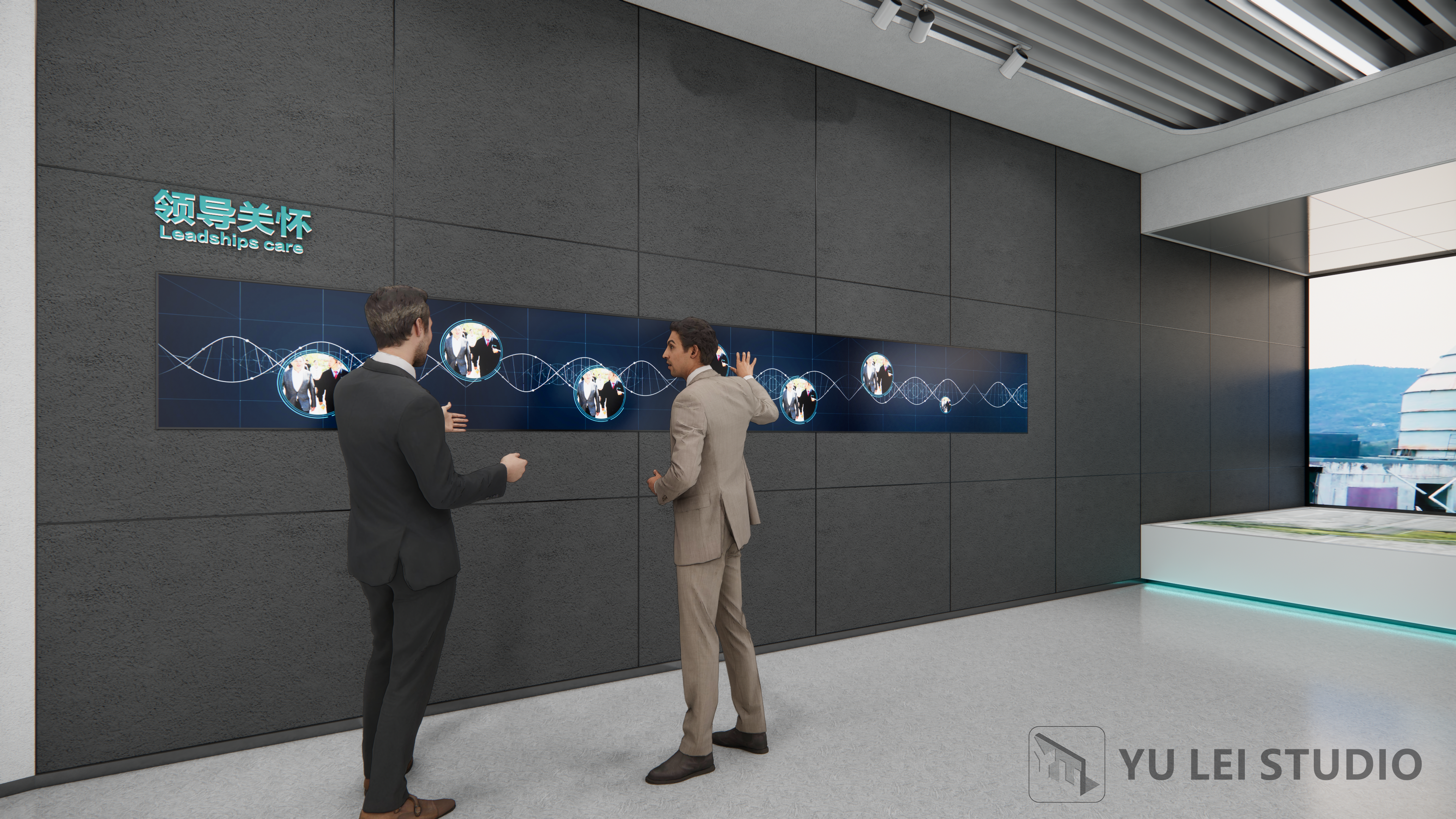 湖北某医药企业展示中心-8