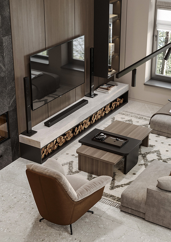 卧室和客厅设计丨乌克兰基辅丨OV2.DESIGN-9