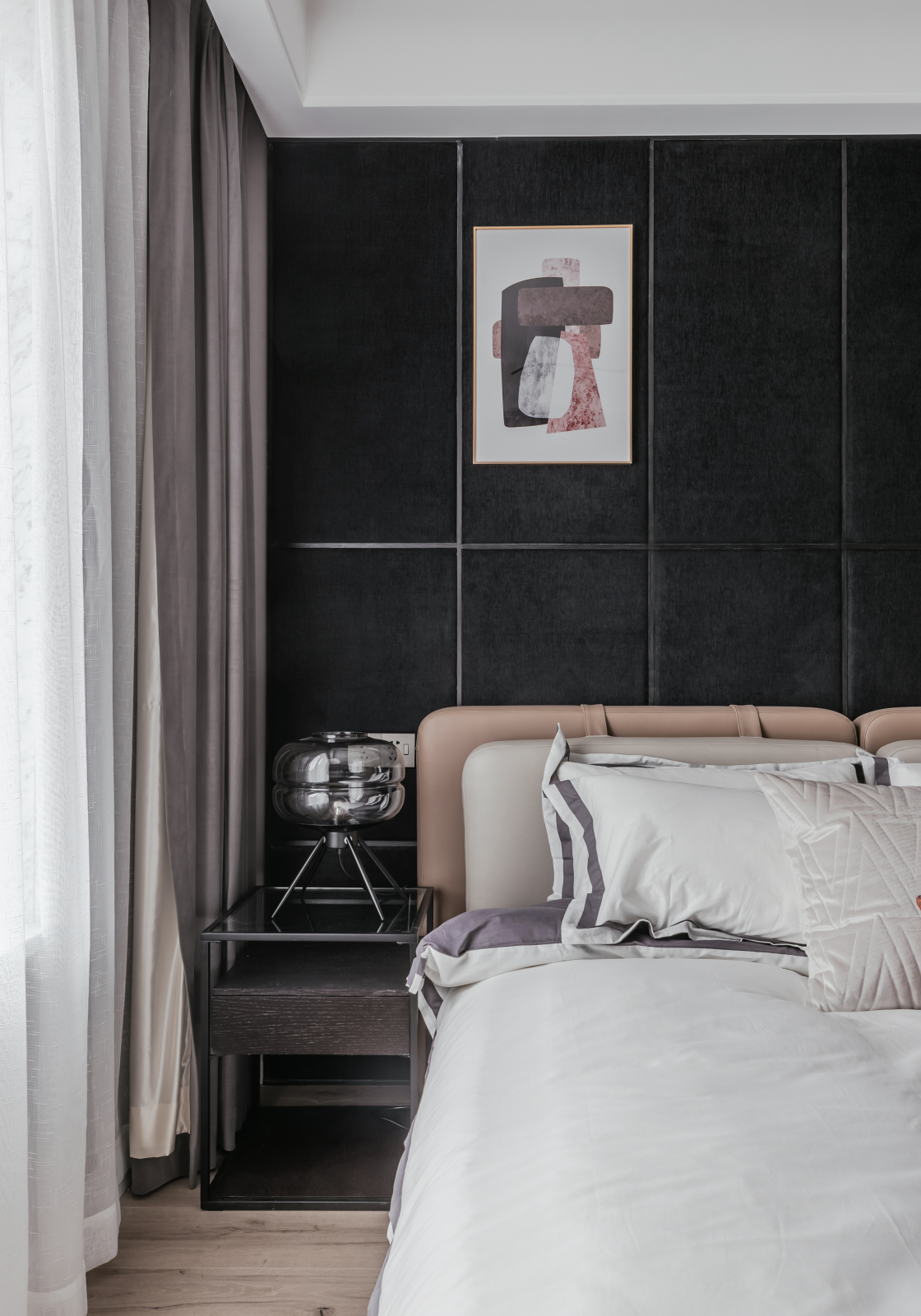 《境静·自然》现代私宅,自然纯粹材质打造舒适空间-38