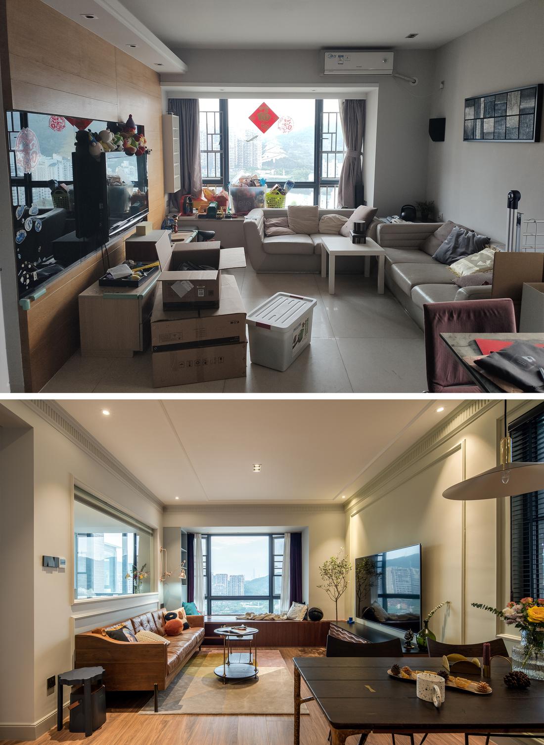 LDK 轻复古平层设计，浪漫与火热共存-6