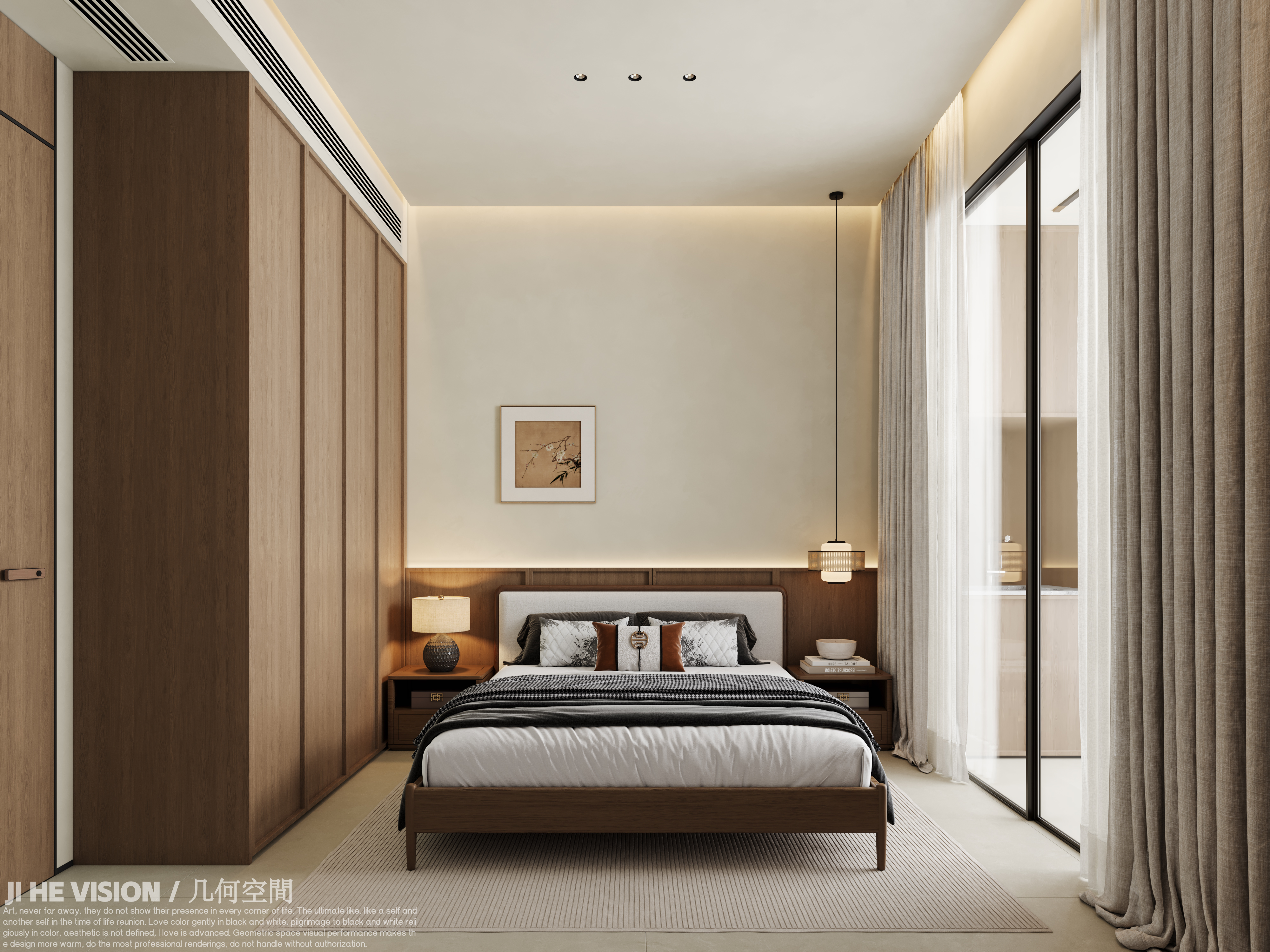 几何空间视觉表现 | 悠然南山别墅宋式美学空间（1）-13