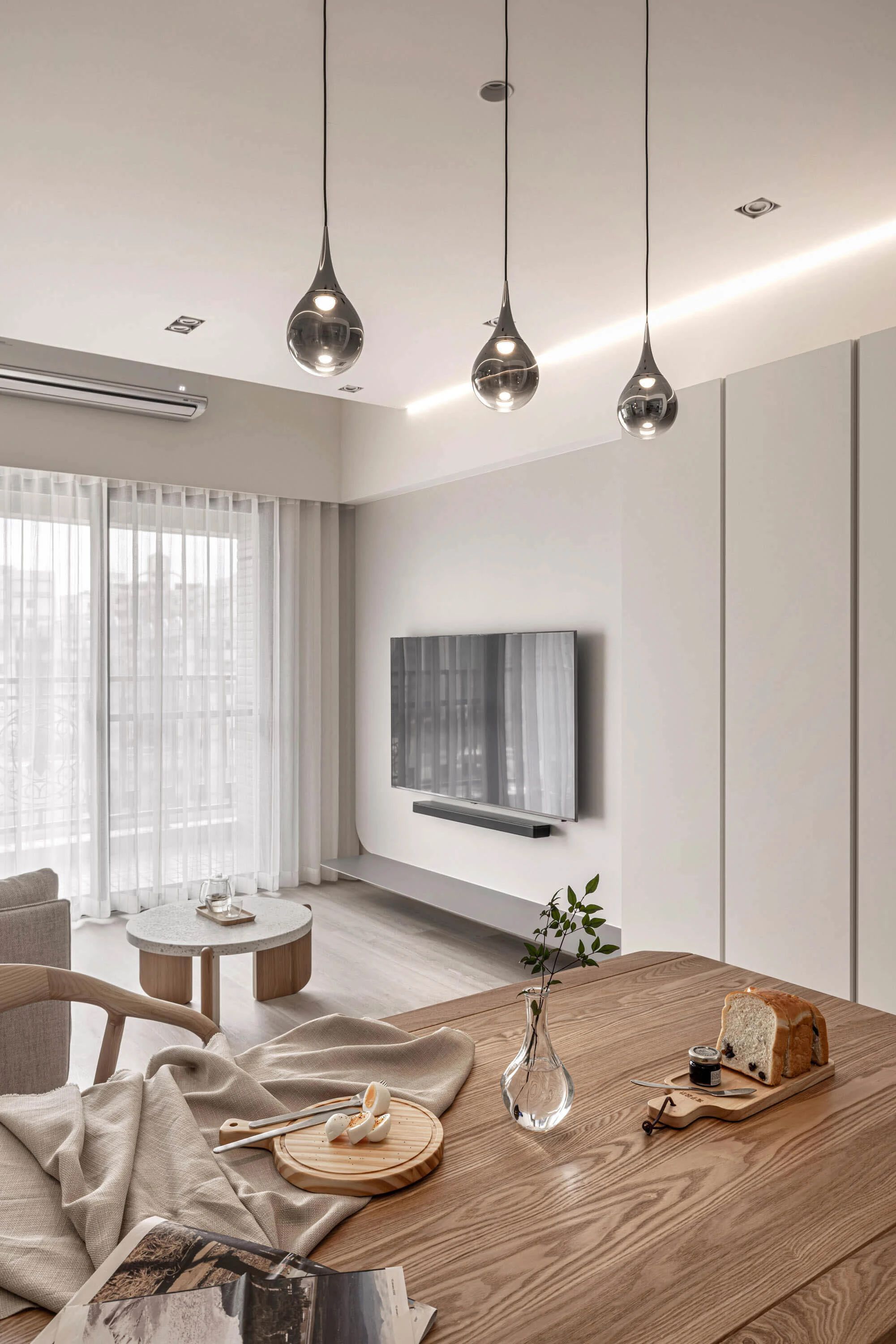 温润奶油风居家空间丨寓子设计-39