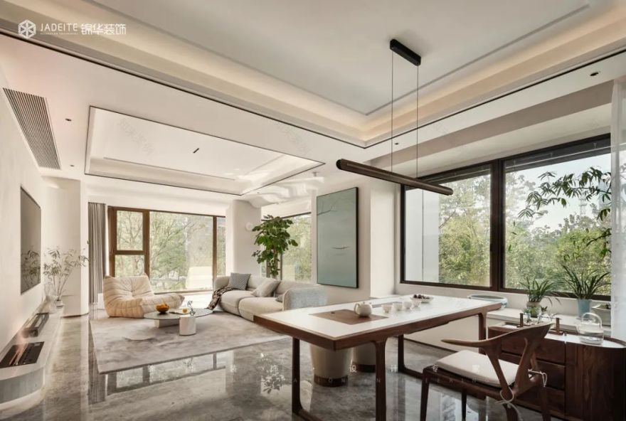 190㎡现代简约风 · 打造一家三口的舒适家丨锦华装饰-19