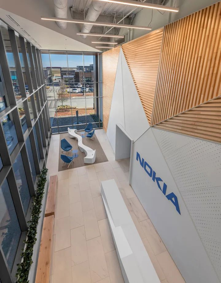 诺基亚达拉斯总部设计 | 跨学科团队协作的开放式空间-22